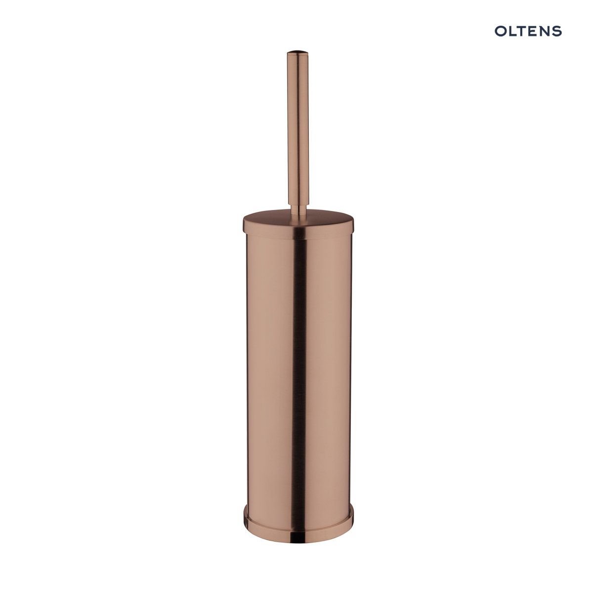 82-001-610 Oltens Gulfoss szczotka toaletowa stojąca miedź szczotkowana 82001610 - obrazek 1