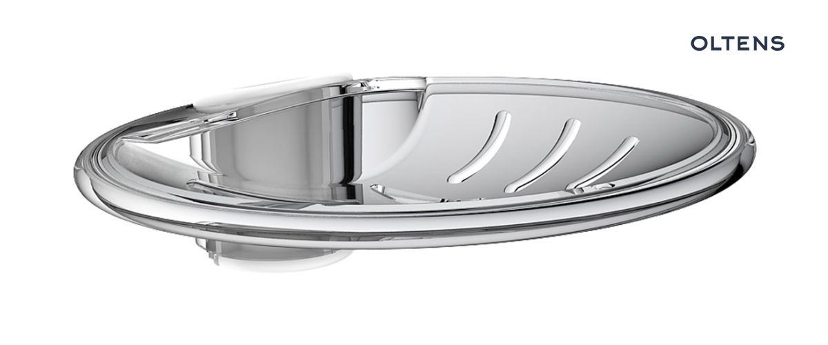 84200500_1 Oltens Aby mydelniczka okrągła przezroczysta 84200500 - obrazek 1