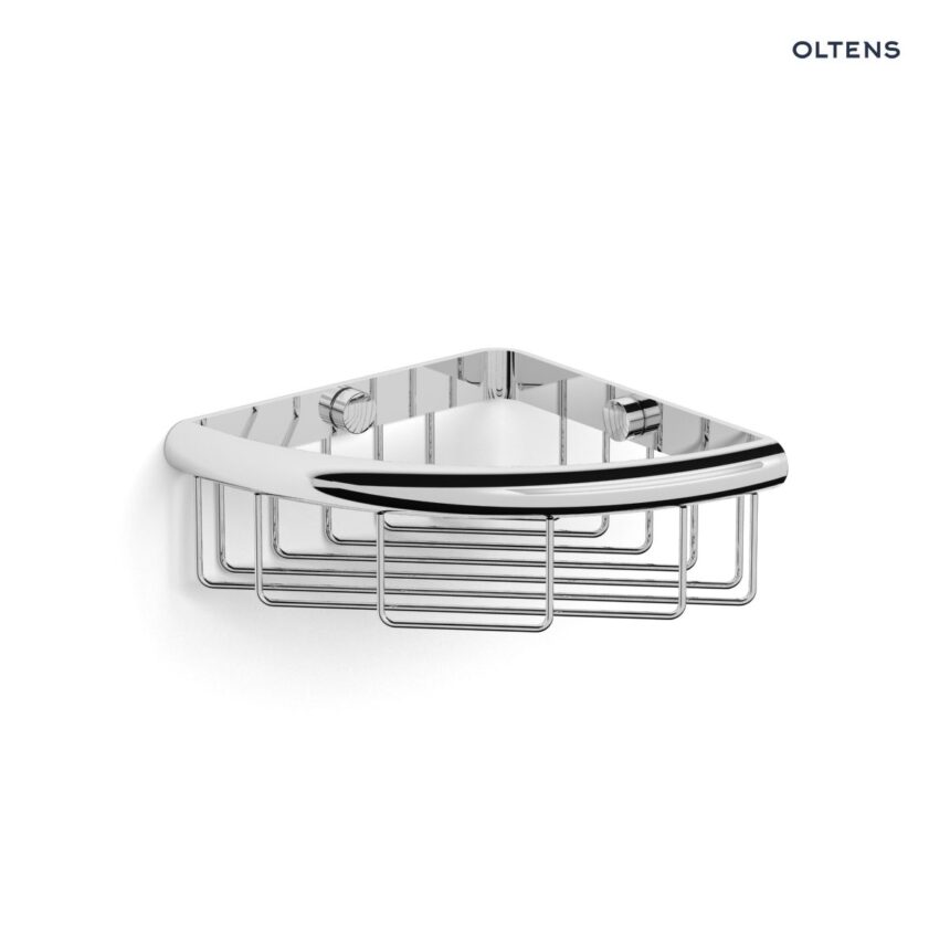 Oltens Elva koszyk łazienkowy narożny chrom 85100100