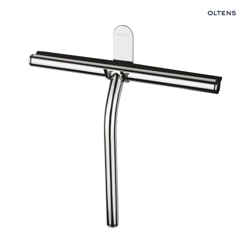 Oltens Glomma ściągaczka do wody z uchwytem chrom 99001100