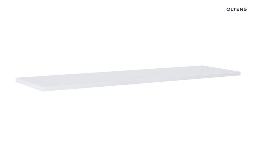 Oltens Vernal blat 160 cm naszafkowy slim biały połysk 63008000