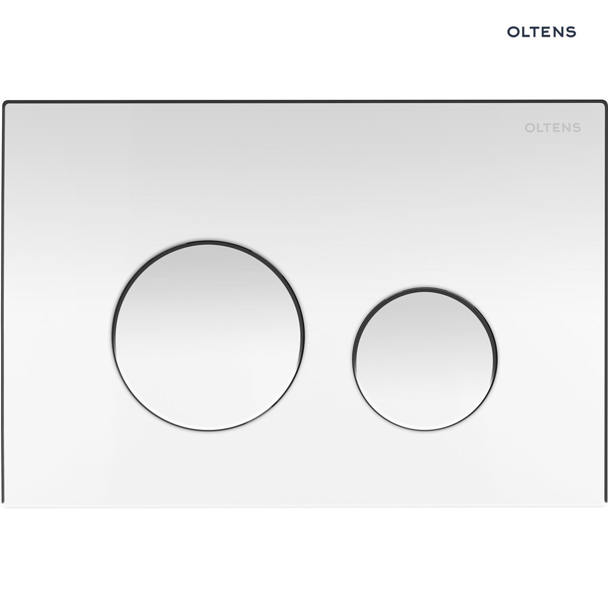 okragle-chrom-blysk Oltens Lule przycisk spłukujący do WC chrom błyszczący 57102100 - obrazek 1