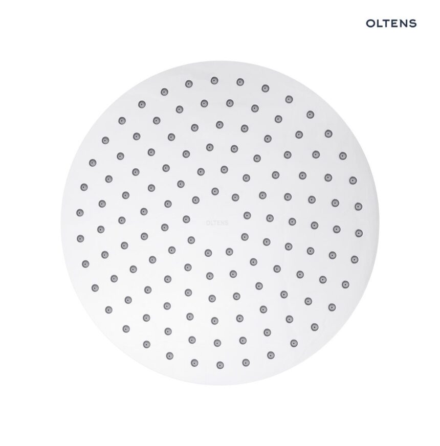 Oltens Atran deszczownica 22 cm okrągła chrom 37004100