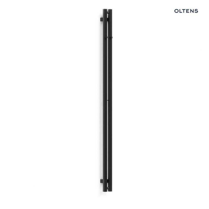Oltens Stang (S) grzejnik łazienkowy 180x8 cm czarny mat 55023300