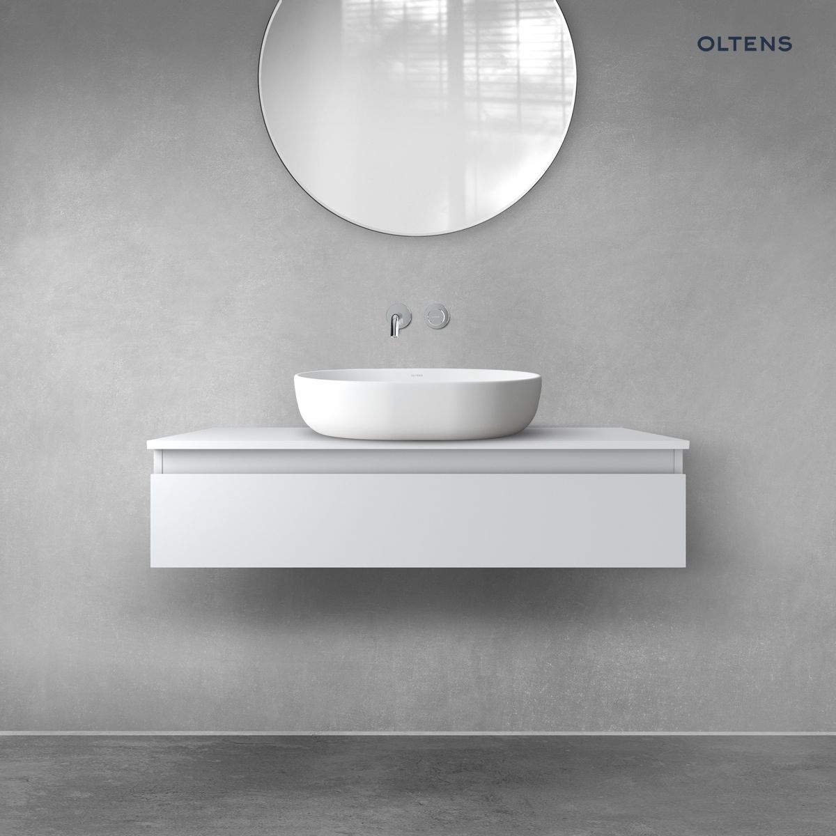 vvernal-100-1s-slim-stone-blat-stone Oltens Vernal szafka 100 cm podumywalkowa wisząca szary mat 60011700 - obrazek 1