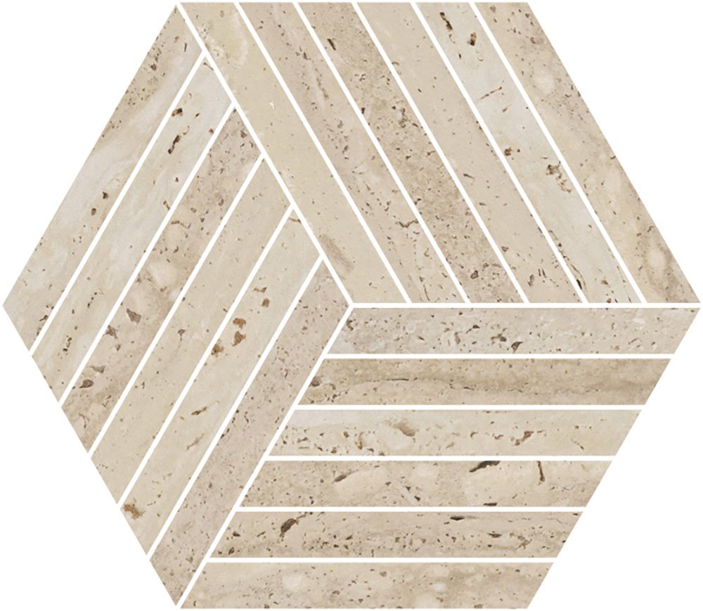 00000005081 Cartago Oto Beige Mozaika 25×29 Gres - obrazek 1