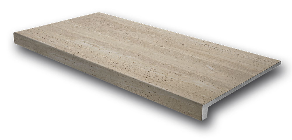 00000007837 Cartago Beige Antislip Stopnica 33×120 Gres - obrazek 1