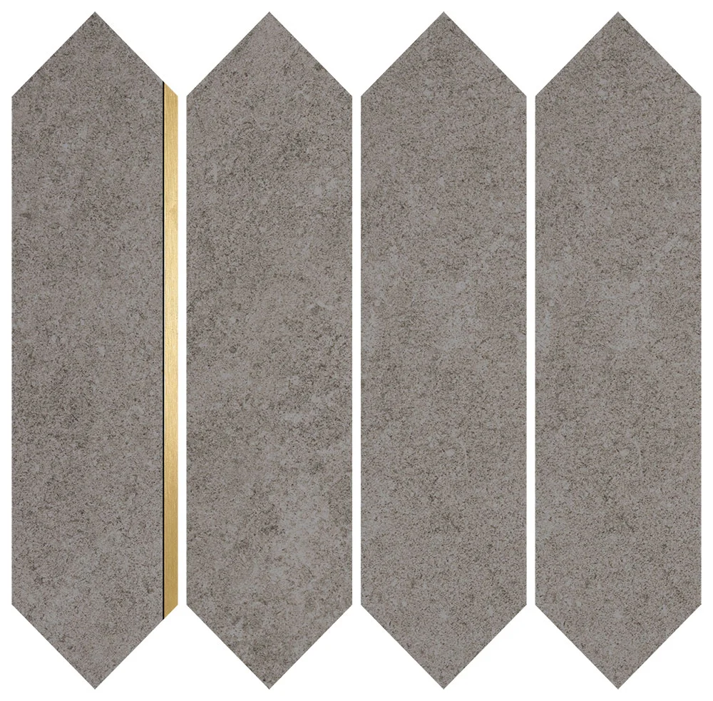 0000001234 Somport Astun Grey Mozaika Mat 28×29,5 Gres - obrazek 1