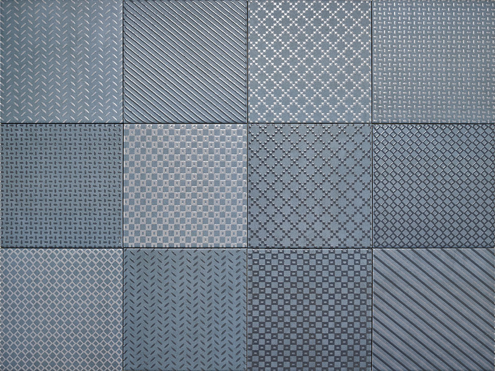 00000019707 Sunset Small Beam Blue Mat 15×15 Gres - obrazek 1